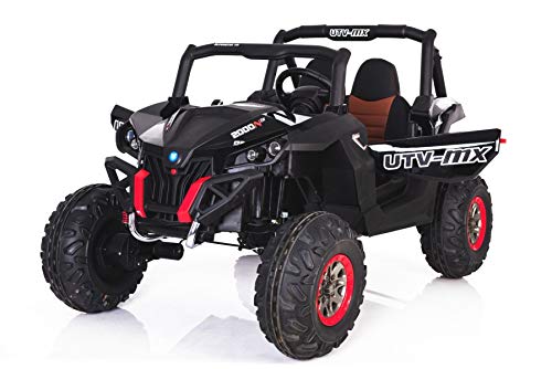 RIRICAR Buggy Kinder elektroauto 12V 2 sitzer, NEU RSX Elektro Buggy für Kinder, Schwarz, mit 2,4-GHz Fernbedienung, 36 Monate - 8 Jahre, 2x12 V Batterie RIRICAR Buggy Kinder elektroauto 12V 2 sitzer, NEU RSX Elektro Buggy für Kinder, Schwarz, mit 2,4-GHz Fernbedienung, 36 Monate - 8 Jahre, 2x12 V Batterie von RIRICAR