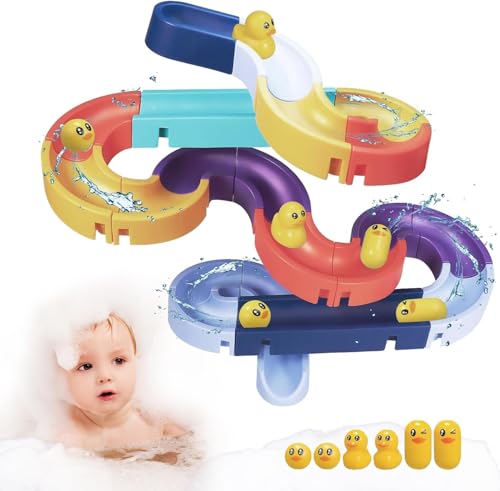 Badespielzeug, 48 Stück Kugelbahn Badewanne Wasser Spielzeug, Badespielzeug Baby ab 3 Jahr, Badewanne Spielzeug Kinder, Badespass für Kinder Badewanne Geschenk 3-6 Jahre Mädchen Junge Badespielzeug, 48 Stück Kugelbahn Badewanne Wasser Spielzeug, Badespielzeug Baby ab 3 Jahr, Badewanne Spielzeug Kinder, Badespass für Kinder Badewanne Geschenk 3-6 Jahre Mädchen Junge von RISAKOGO