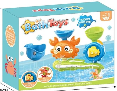 Badewannenspielzeug, Badespielzeug Spielzeug ab 1 Jahr, Badespielzeug Baby ab 1 Jahr, Badewannenspielzeug ab 1 Jahr, Wasserspielzeug Kinder, Geschenk Mädchen Junge 1 2 3 Jahr von RISAKOGO