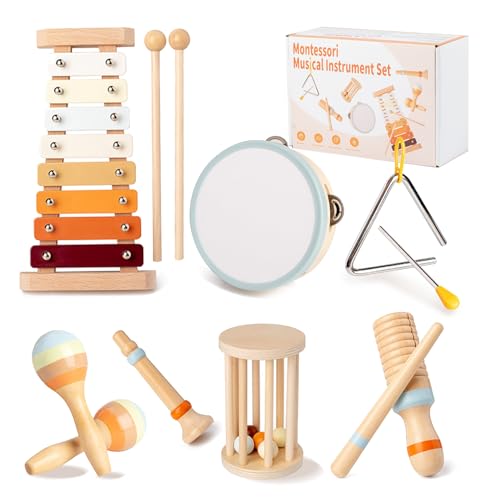 Musikinstrumente für Kinder , Xylophon Percussion-Instrumente Set Montessori Spielzeug Baby für Kinder ab 1 2 3 4 5 6 Jahre Babygeschenke zum Geburtstag Musikinstrumente für Kinder , Xylophon Percussion-Instrumente Set Montessori Spielzeug Baby für Kinder ab 1 2 3 4 5 6 Jahre Babygeschenke zum Geburtstag von RISAKOGO