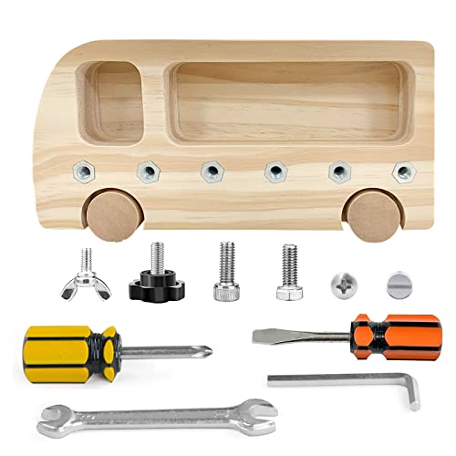 RISAKOGO Montessori Holz Schraubbrett Kindergarten Lehrhilfen pädagogisches Spielzeug Klassenzimmer Holzspielzeug für ab 3 Jahre Kinder RISAKOGO Montessori Holz Schraubbrett Kindergarten Lehrhilfen pädagogisches Spielzeug Klassenzimmer Holzspielzeug für ab 3 Jahre Kinder von RISAKOGO