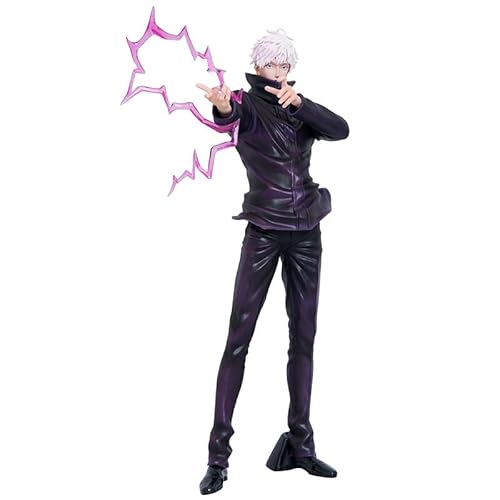 Anime Jujutsu Kaisen Gojo Satoru Figur, bewegliche Puppe, Desktop-Dekoration, Cake Topper, Cosplay, Zubehör, Anime, Kuchendekoration, Ornamente, 30 cm Anime Jujutsu Kaisen Gojo Satoru Figur, bewegliche Puppe, Desktop-Dekoration, Cake Topper, Cosplay, Zubehör, Anime, Kuchendekoration, Ornamente, 30 cm von RIUGHJID