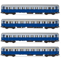 RIVAROSSI HR4324 H0 4teiliges Set Treno Azzurro, 2 x Az, 2 x Bz Typ 46, FS, Ep. III RIVAROSSI HR4324 H0 4teiliges Set Treno Azzurro, 2 x Az, 2 x Bz Typ 46, FS, Ep. III von RIVAROSSI