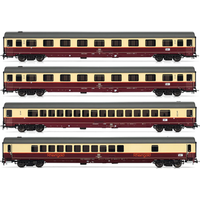 RIVAROSSI HR4347 H0 4-tlg. Set Reisezugwagen „TEE Rheingold", DB, Ep. IV von RIVAROSSI