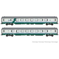 RIVAROSSI HR4354 H0 2-tlg. Set Gran Confort 1985 Großraumwagen XMPR-Lackierung, FS, Ep. V-VI RIVAROSSI HR4354 H0 2-tlg. Set Gran Confort 1985 Großraumwagen XMPR-Lackierung, FS, Ep. V-VI von RIVAROSSI