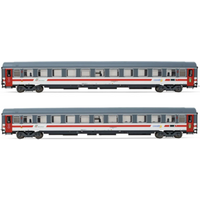 RIVAROSSI HR4356 H0 2-tlg. Set 2. Klasse Reisezugwagen UIC-Z1 „Progetto 901 „Intercity Giorno", FS, Ep. VI RIVAROSSI HR4356 H0 2-tlg. Set 2. Klasse Reisezugwagen UIC-Z1 „Progetto 901 „Intercity Giorno", FS, Ep. VI von RIVAROSSI
