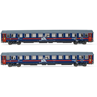 RIVAROSSI HR4357 H0 2-tlg. Set 2. Klasse Reisezugwagen UIC-Z1 „Progetto 901", FS, Ep. VI RIVAROSSI HR4357 H0 2-tlg. Set 2. Klasse Reisezugwagen UIC-Z1 „Progetto 901", FS, Ep. VI von RIVAROSSI