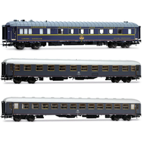 RIVAROSSI HR4360 H0 3-tlg. Set Reisezugwagen „Rapido 904-905“ aus CIWL Speisewagen 1925T, 1Kl. Wagen UIC-X ‘68 und 2.Kl. Wagen, FS, Ep. IV-V von RIVAROSSI