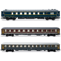 RIVAROSSI HR4361 H0 3-tlg. Set Reisezugwagen „Alpen-Express“ aus CIWL Speisewagen 1925T und 1./2. Kl. Wagen UIC-X , FS, Ep. IV von RIVAROSSI