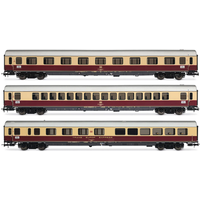 RIVAROSSI HR4373 H0 3-tlg. Set Reisezugwagen TEE Bavaria, DB, Ep. IV von RIVAROSSI