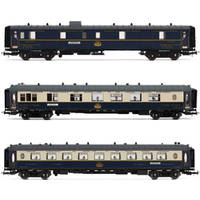 RIVAROSSI HR4390 H0 3-tlg. Zugset „Edelweiss Pullman Express“ Set #1 aus DD3, VPC Côte d´Azur + VP Étoile du Nord, CIWL, Ep. II von RIVAROSSI