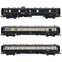RIVAROSSI HR4391 H0 3-tlg. Zugset „Edelweiss Pullman Express“ Set #2 aus DD3, VPC Flèche d'Or + VP Étoile du Nord, CIWL, Ep. II von RIVAROSSI