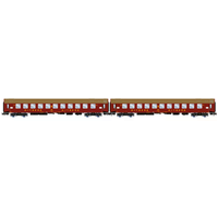 RIVAROSSI HR4419 H0 2-tlg. Set OSShD-Schlafwagen WLAB, DR, Ep. IV RIVAROSSI HR4419 H0 2-tlg. Set OSShD-Schlafwagen WLAB, DR, Ep. IV von RIVAROSSI