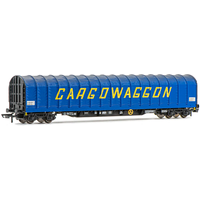 RIVAROSSI HR6497 H0 4-achs. Schiebeplanenwagen Rilns "Cargowaggon", BR, Ep. IV von RIVAROSSI
