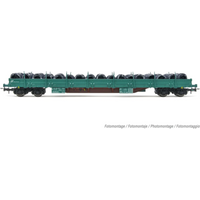 RIVAROSSI HR6553 H0 Flachwagen mit Rungen Res, FS, Ep. VI RIVAROSSI HR6553 H0 Flachwagen mit Rungen Res, FS, Ep. VI von RIVAROSSI