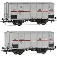 RIVAROSSI HR6562 H0 2-tlg Set 2-achs. Kühlwagen Ifms, FS, Ep. III RIVAROSSI HR6562 H0 2-tlg Set 2-achs. Kühlwagen Ifms, FS, Ep. III von RIVAROSSI