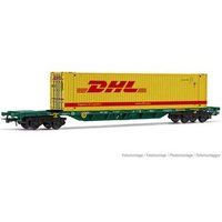 RIVAROSSI HR6575 H0 4-achs. Containerwagen Sgnss mit 45' Container „DHL", CEMAT, Ep. V-VI RIVAROSSI HR6575 H0 4-achs. Containerwagen Sgnss mit 45' Container „DHL", CEMAT, Ep. V-VI von RIVAROSSI