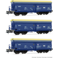 RIVAROSSI HR6589 H0 3-tlg. Set 4-achs. Selbstentladwagen Fals, PKP Cargo, Ep. VI RIVAROSSI HR6589 H0 3-tlg. Set 4-achs. Selbstentladwagen Fals, PKP Cargo, Ep. VI von RIVAROSSI