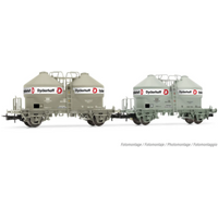 RIVAROSSI HR6591 H0 2-tlg. Set 2-achs. Silowagen Ucs, „Dyckerhoff", DB, Ep. IV RIVAROSSI HR6591 H0 2-tlg. Set 2-achs. Silowagen Ucs, „Dyckerhoff", DB, Ep. IV von RIVAROSSI