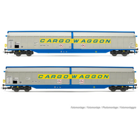 RIVAROSSI HR6599 H0 2-tlg. Set Schiebewandwagen „Cargowaggon", DB, Ep. IV RIVAROSSI HR6599 H0 2-tlg. Set Schiebewandwagen „Cargowaggon", DB, Ep. IV von RIVAROSSI