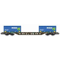 RIVAROSSI HR6615 H0 4-achs. Containerwagen Sgns mit 2 x 20’ Coil-Container Nizzi, FS CEMAT, Ep. V-VI RIVAROSSI HR6615 H0 4-achs. Containerwagen Sgns mit 2 x 20’ Coil-Container Nizzi, FS CEMAT, Ep. V-VI von RIVAROSSI
