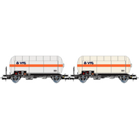 RIVAROSSI HR6619 2-tlg. Set 2-achs. Gaskesselwagen mit Sonnenschutzdach „VTG", DB, Ep. V RIVAROSSI HR6619 2-tlg. Set 2-achs. Gaskesselwagen mit Sonnenschutzdach „VTG", DB, Ep. V von RIVAROSSI