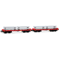 RIVAROSSI HR6702 H0 2-tlg. Set 4-achs. Rungenwagen Rmms mit Aluminiumblöcken, D-DBSR, Ep. VI RIVAROSSI HR6702 H0 2-tlg. Set 4-achs. Rungenwagen Rmms mit Aluminiumblöcken, D-DBSR, Ep. VI von RIVAROSSI