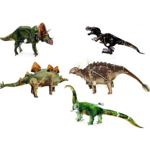 Dino 3D Puzzle mit Aufziehmotor Dino 3D Puzzle mit Aufziehmotor von RIVIERA GAMES