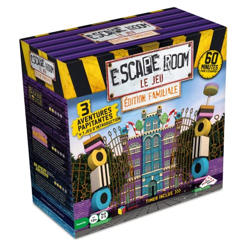 RIVIERA GAMES Escape Room Le Jeu – Familienausgabe 3 – Candy Factory, roter Bart und Superhelden von RIVIERA GAMES