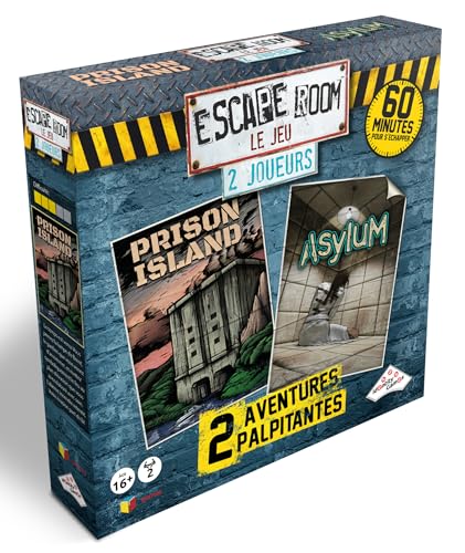 RIVIERA GAMES - Escape Room Set für 2 Spieler, 5073, Asylum, Prison Island E Kidnappé + 16 Jahre von RIVIERA GAMES