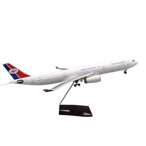 RIVPAHGQ Replika Flugzeugmodelle 1/135 Diecast Modell Sammeln Flugzeug 47cm Yemenia for Airbus A330 Skala Passagier Flugzeug Repliken Vorgefertigte Luftfahrzeug Modelle(NO Light) von RIVPAHGQ