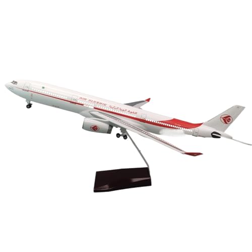 RIVPAHGQ Replika Flugzeugmodelle 1/135 Simulation Zivilflugzeugmodell 47cm Air Algerie for Airbus A330 Maßstabmodell Flugzeugrepliken Vorgefertigte Luftfahrzeug Modelle(NO Light) von RIVPAHGQ