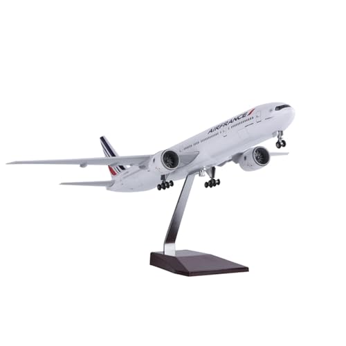 RIVPAHGQ Replika Flugzeugmodelle 1/157 Maßstab Zivilflugzeug Replik 47cm Air France for Boeing 777 Flugzeugmodell for Luftfahrt Display Vorgefertigte Luftfahrzeug Modelle(NO Light) von RIVPAHGQ