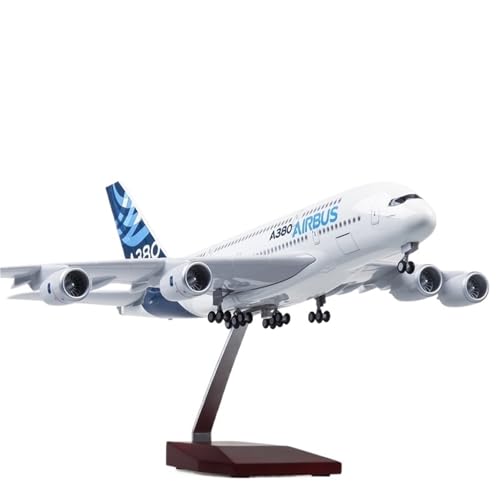 RIVPAHGQ Replika Flugzeugmodelle 1/160 Druckguss-Modellflugzeug for Sammeln, 45 cm, for Airbus A380-Prototyp, Replika des Passagierflugzeugs Im Maßstab Vorgefertigte Luftfahrzeug Modelle(NO Light) von RIVPAHGQ