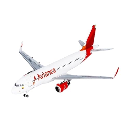 RIVPAHGQ Replika Flugzeugmodelle 1/400 Flugmodell Für Enthusiasten NG15028 Für Avianca A320 N745AV Miniaturen Druckguss-Modellflugzeug Vorgefertigte Luftfahrzeug Modelle von RIVPAHGQ