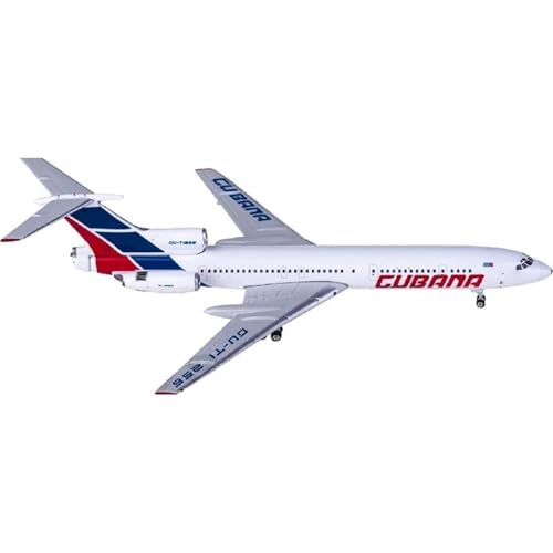 RIVPAHGQ Replika Flugzeugmodelle 1/400 Miniaturflugzeuge Im Maßstab PH11804 Für Cubana Airlines TU-154B2 CU-T1256 Druckgussflugzeug-Displaymodell Vorgefertigte Luftfahrzeug Modelle RIVPAHGQ Replika Flugzeugmodelle 1/400 Miniaturflugzeuge Im Maßstab PH11804 Für Cubana Airlines TU-154B2 CU-T1256 Druckgussflugzeug-Displaymodell Vorgefertigte Luftfahrzeug Modelle von RIVPAHGQ