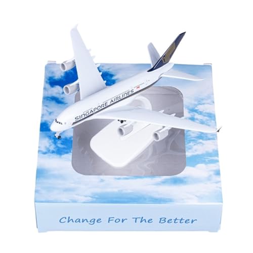 RIVPAHGQ Replika Flugzeugmodelle 1/400 Simulation Zivilflugzeugmodell 18cm for Singapore Airlines A380 Maßstabmodell Flugzeugrepliken Vorgefertigte Luftfahrzeug Modelle RIVPAHGQ Replika Flugzeugmodelle 1/400 Simulation Zivilflugzeugmodell 18cm for Singapore Airlines A380 Maßstabmodell Flugzeugrepliken Vorgefertigte Luftfahrzeug Modelle von RIVPAHGQ