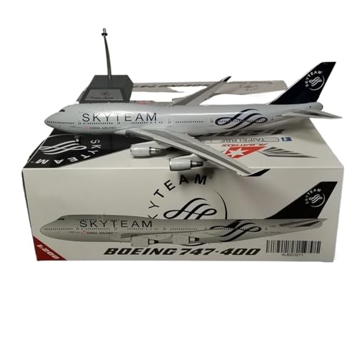 RIVPAHGQ Replika Flugzeugmodelle 1:200 35CM Luxus-Flugzeug-Sammelmodell Für China Airlines B747-400 B-18211 SkyTeam Statische Displayflugzeuge Vorgefertigte Luftfahrzeug Modelle von RIVPAHGQ