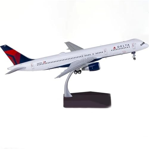 RIVPAHGQ Replika Flugzeugmodelle 1:200 Detailliertes Airliner-Sammlerstück G2DAL1307 Für Delta Airlines 757-200 N683DA Maßstab Druckguss-Flugzeugmodell Vorgefertigte Luftfahrzeug Modelle von RIVPAHGQ