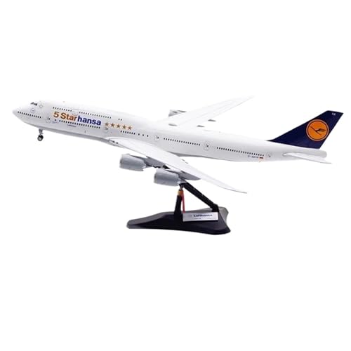 RIVPAHGQ Replika Flugzeugmodelle 1:200 Fertiges Flugzeugmodell Für Lufthansa B747-8 D-ABYM Detailliertes Flugzeug Im Maßstab 1:200 Luftfahrt-Erinnerungsstücke Vorgefertigte Luftfahrzeug Modelle von RIVPAHGQ