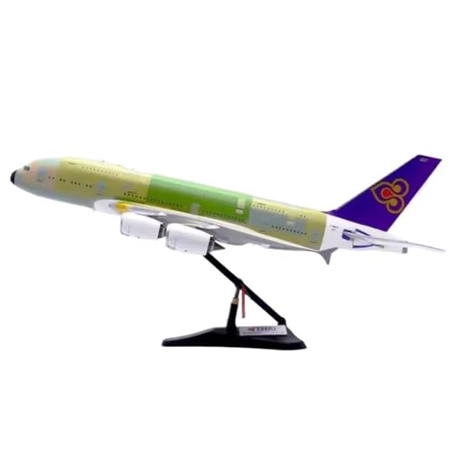 RIVPAHGQ Replika Flugzeugmodelle 1:200 Hochdetaillierte Flugzeuge Für Thai Airways A380 F-WWAO Flugzeugmodell Aus Legierung Für Luftfahrtbegeisterte Vorgefertigte Luftfahrzeug Modelle von RIVPAHGQ
