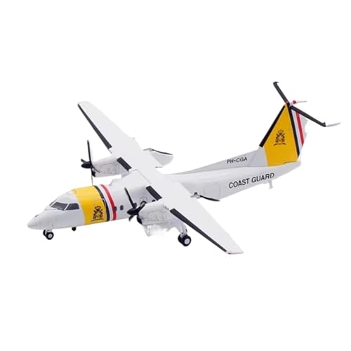 RIVPAHGQ Replika Flugzeugmodelle 1:200 Maßstab Druckguss-Modellflugzeug Karibik Küstenwache Für Bombardier Dash 8-100 Detailliertes Flugzeug Vorgefertigte Luftfahrzeug Modelle von RIVPAHGQ
