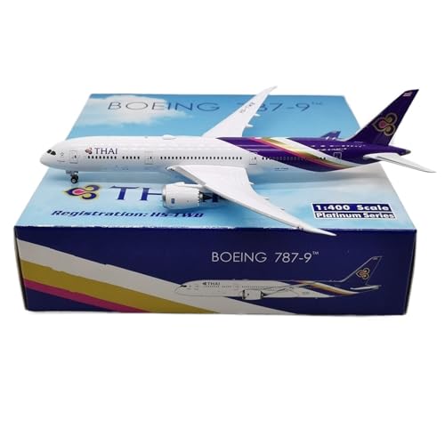 RIVPAHGQ Replika Flugzeugmodelle 1:400 15CM Fertiges Metall-Verkehrsflugzeugmodell Für Thai Airways B787-9 HS-TWB Druckgussflugzeug Büro Schreibtisch Dekor Vorgefertigte Luftfahrzeug Modelle RIVPAHGQ Replika Flugzeugmodelle 1:400 15CM Fertiges Metall-Verkehrsflugzeugmodell Für Thai Airways B787-9 HS-TWB Druckgussflugzeug Büro Schreibtisch Dekor Vorgefertigte Luftfahrzeug Modelle von RIVPAHGQ