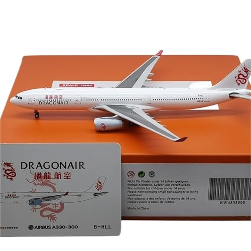 RIVPAHGQ Replika Flugzeugmodelle 1:400 15CM Hochdetailliertes Verkehrsflugzeugmodell Für Dragonair A330-300 B-HLL Maßstab Flugzeug Miniatur Sammlerstück Vorgefertigte Luftfahrzeug Modelle von RIVPAHGQ