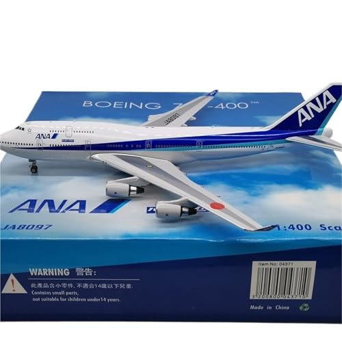 RIVPAHGQ Replika Flugzeugmodelle 1:400 17CM Maßstab Modellflugzeuge Zum Sammeln Für ANA B747-400 JA8097 HappyFlight Diecast Metal Aircraft Vorgefertigte Luftfahrzeug Modelle von RIVPAHGQ