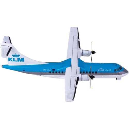 RIVPAHGQ Replika Flugzeugmodelle 1:400 Fertigflugzeug-Nachbildung Aus Legierung XX40004 Für KLM Airlines ATR-42-300 PH-XLD Flugzeug-Flugmodell Zur Anzeige Vorgefertigte Luftfahrzeug Modelle von RIVPAHGQ