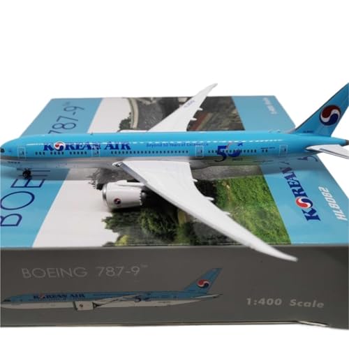 RIVPAHGQ Replika Flugzeugmodelle 1:400 Fertigflugzeug-Nachbildung Aus Metall Für Korean Air B787-9 HL8082 50 Jahre Modellflugzeug-Sammlerstück Vorgefertigte Luftfahrzeug Modelle von RIVPAHGQ