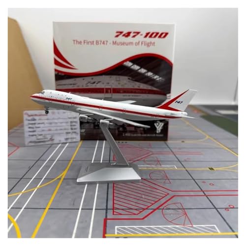 RIVPAHGQ Replika Flugzeugmodelle 1:400 Fertigflugzeugmodell Für Boeing 747-100 N7470, Detailliertes Flugzeug Im Maßstab 1:400, Luftfahrt-Erinnerungsstücke Vorgefertigte Luftfahrzeug Modelle von RIVPAHGQ