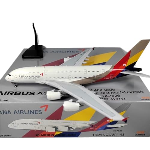 RIVPAHGQ Replika Flugzeugmodelle 1:400 Miniatur-Flugzeug-Sammlerstücke Für Asiana Airlines A380 HL7626 Maßstab-Flugzeugmodellbausatz Vorgefertigte Luftfahrzeug Modelle RIVPAHGQ Replika Flugzeugmodelle 1:400 Miniatur-Flugzeug-Sammlerstücke Für Asiana Airlines A380 HL7626 Maßstab-Flugzeugmodellbausatz Vorgefertigte Luftfahrzeug Modelle von RIVPAHGQ