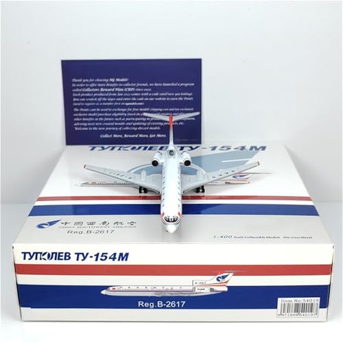 RIVPAHGQ Replika Flugzeugmodelle 1:400 Miniaturflugzeug Für Southwest Airlines TU-154 B-2617 B-2618 B-2622 Maßstab Statischer Flugzeugmodellbausatz Vorgefertigte Luftfahrzeug Modelle(C) von RIVPAHGQ
